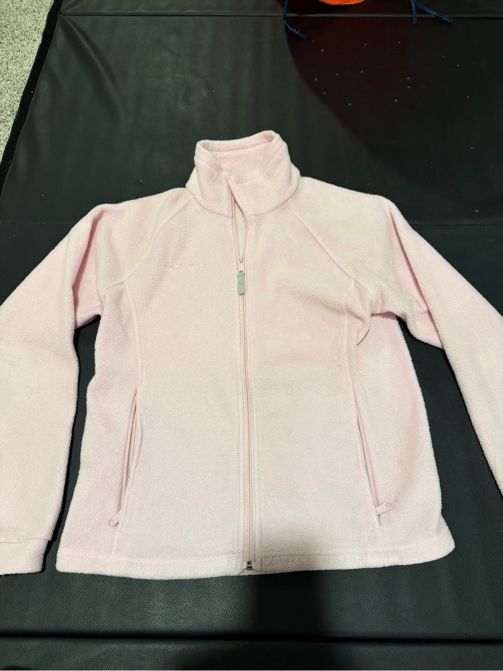 Columbia Pink Full-Zip Fleece Jacket